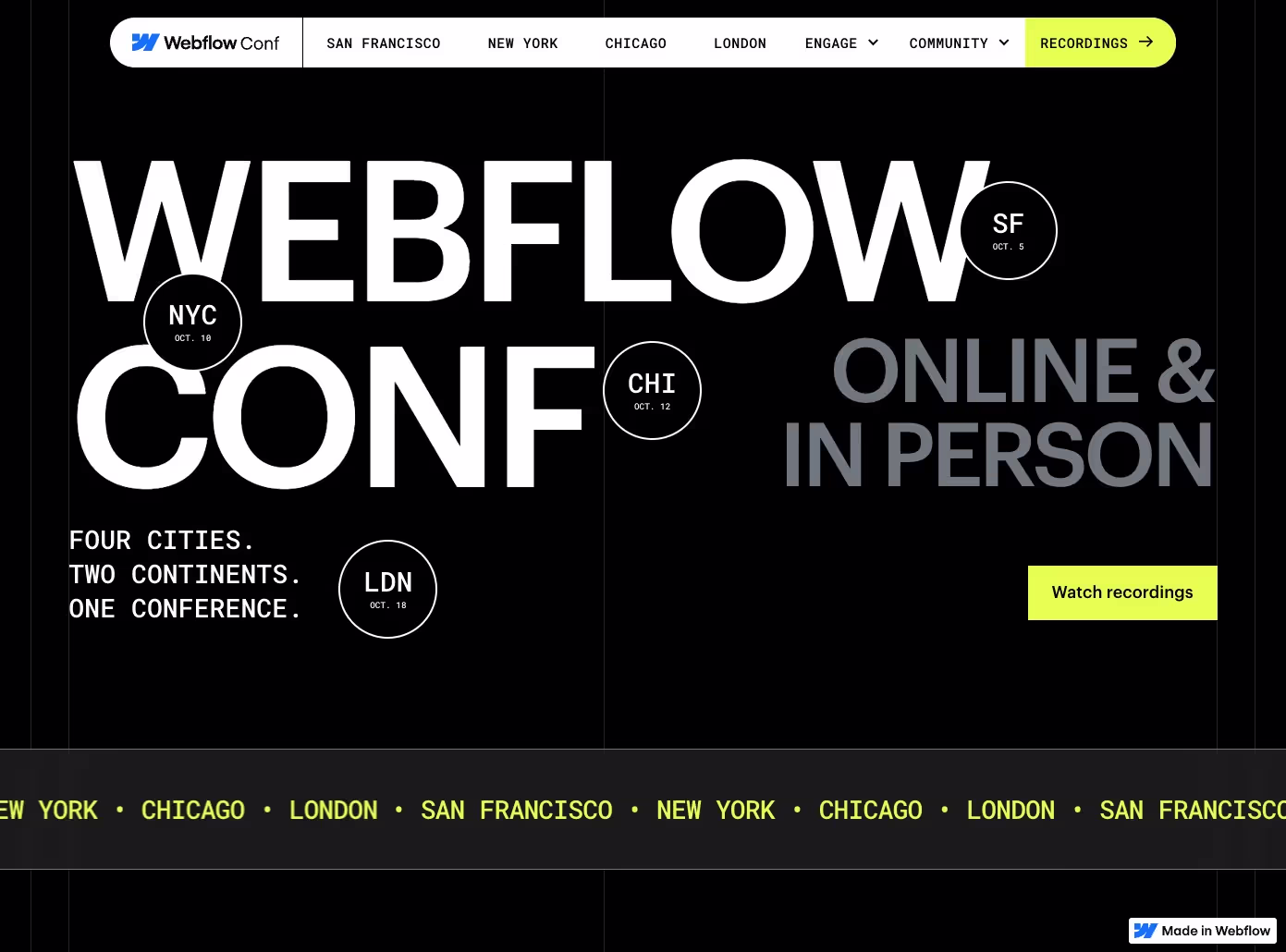 Conferencia Webflow 2023